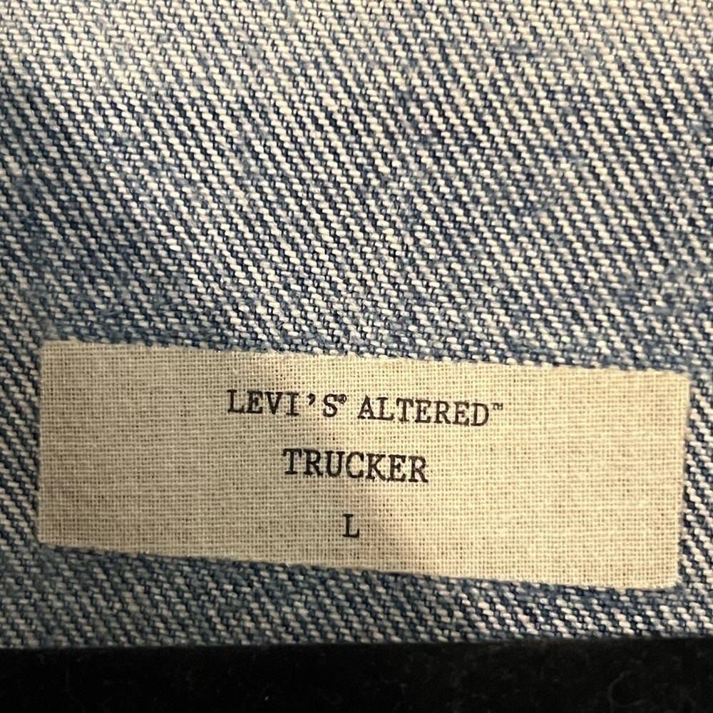 Levi’s Altered Reform Denim Patchwork Trucker Jac… - image 4